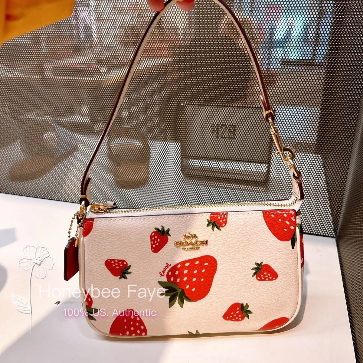 Coach Strawberry Print Purse Women's handbags