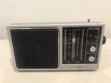 Vintage General Electric AM/FM Portable Radio 1980's Tested 72857A Tested Works