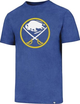 47 Brand Buffalo Sabres Royal Knockaround Club Tee T-Shirt Mens Forty Seven