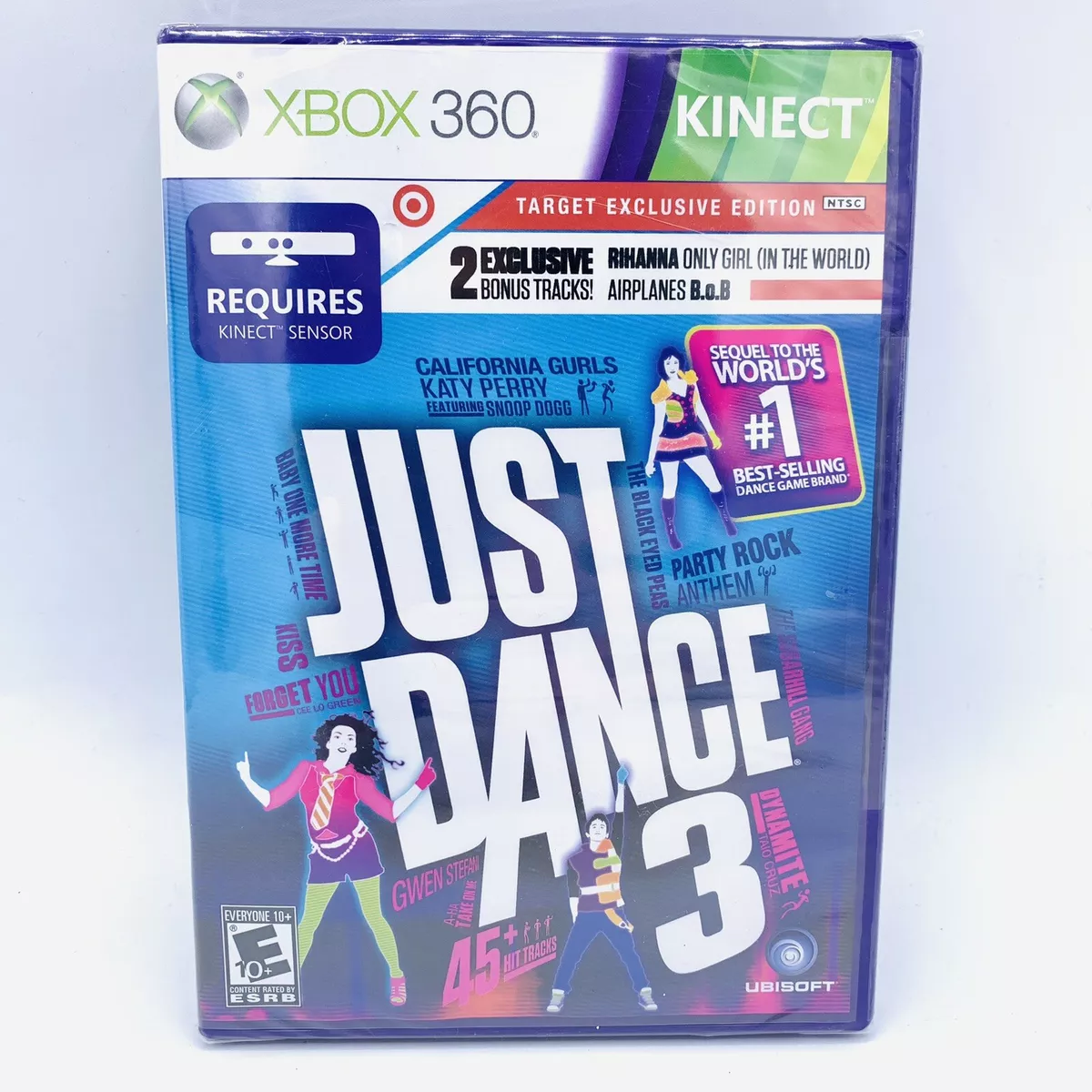 XBOX 360 Kinect JUST DANCE 3 Video Game 4 Player Dancing BRAND NEW SEALED