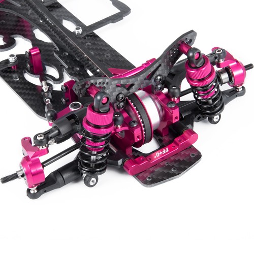US für 1:10 Sakura D4 AWD 4WD EP Drift Rennwagen Alu & Carbon Rahmen Body Kit - Bild 8 von 10