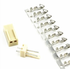 50sets NEW KF2510 2Pin Connector Kits 2.54mm Male Pin Header Terminal Female