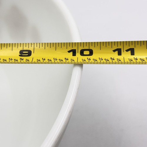 Vintage Pyrex 404 4 Qt White Butterfly Mixing Serving Bowl READ CHARITY - 第 8/9 張圖片