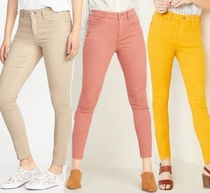 old navy mid rise super skinny