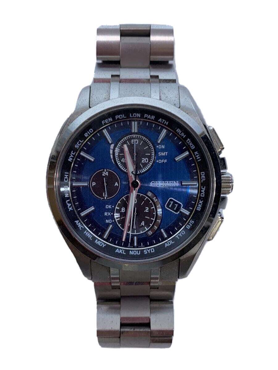 CITIZEN Solar watch analog BLU SLV HB04 T018696 Boxed