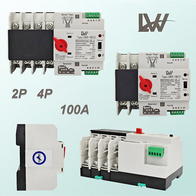 Dual Power Automatic Transferschalter Transfer Switch Lastumschalter Notstrom