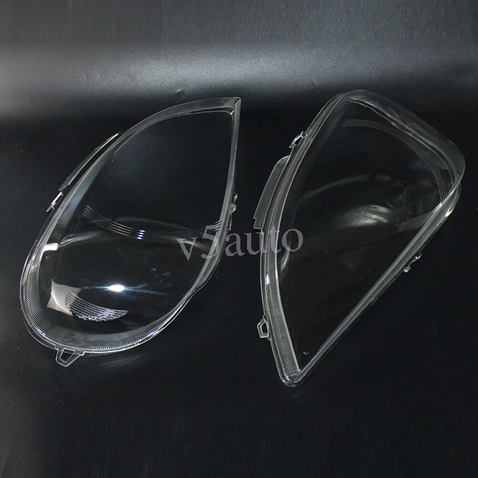 Par de cubiertas de lente de faros para Mercedes Benz W163 Clase ML 2002-2005 Foto 4 de 4