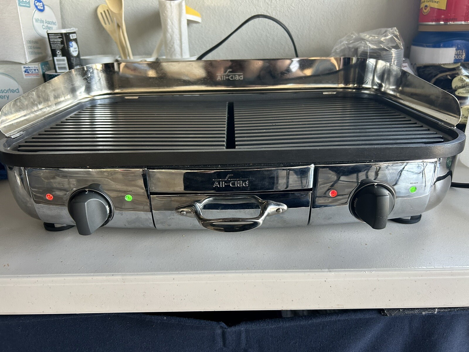 AllClad Electric Indoor Grill 6411 Large NonStick Grilling Surface