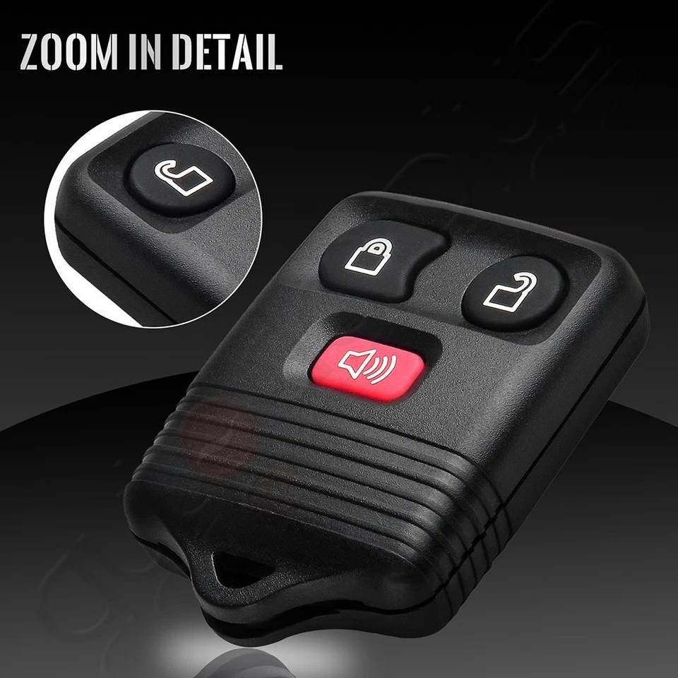 2 For Ford F-150 1999 2000 2001 2002 2003 2004-2007 Remote Car Key Fob Buttons - Изображение 3 из 4