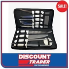 JumpOn JOKS10 Professional Butchers Knife Set In a Carry Case 10 Piece