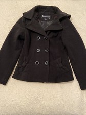 Rothschild Kids Girls Jacket Black Hooded Lined Pockets Size 6X
