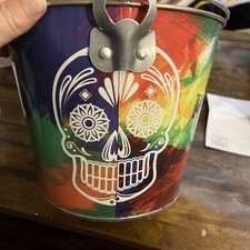 Corona Extra Dia De Los Muertos Beer Bucket With Built In Opener Rare Metal ??