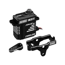 INJORA Coreless High Torque Micro Servo with Mount and Servo Horn for TRX4M 1...