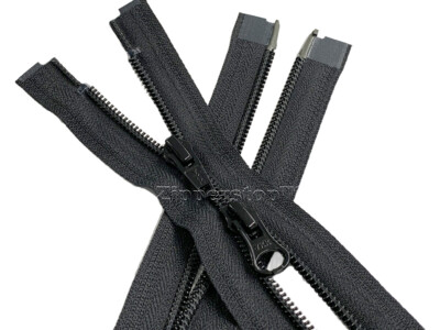 ykkk出品 YKK #5 Nylon Coil Two-Way Jacket Zipper Color Black - 30
