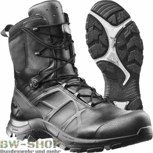 HAIX BLACK EAGLE SAFETY 50 HIGH EINSATZSTIEFEL S3 BW POLIZEI STIEFEL NEUWERTIG - Afbeelding 1 van 3