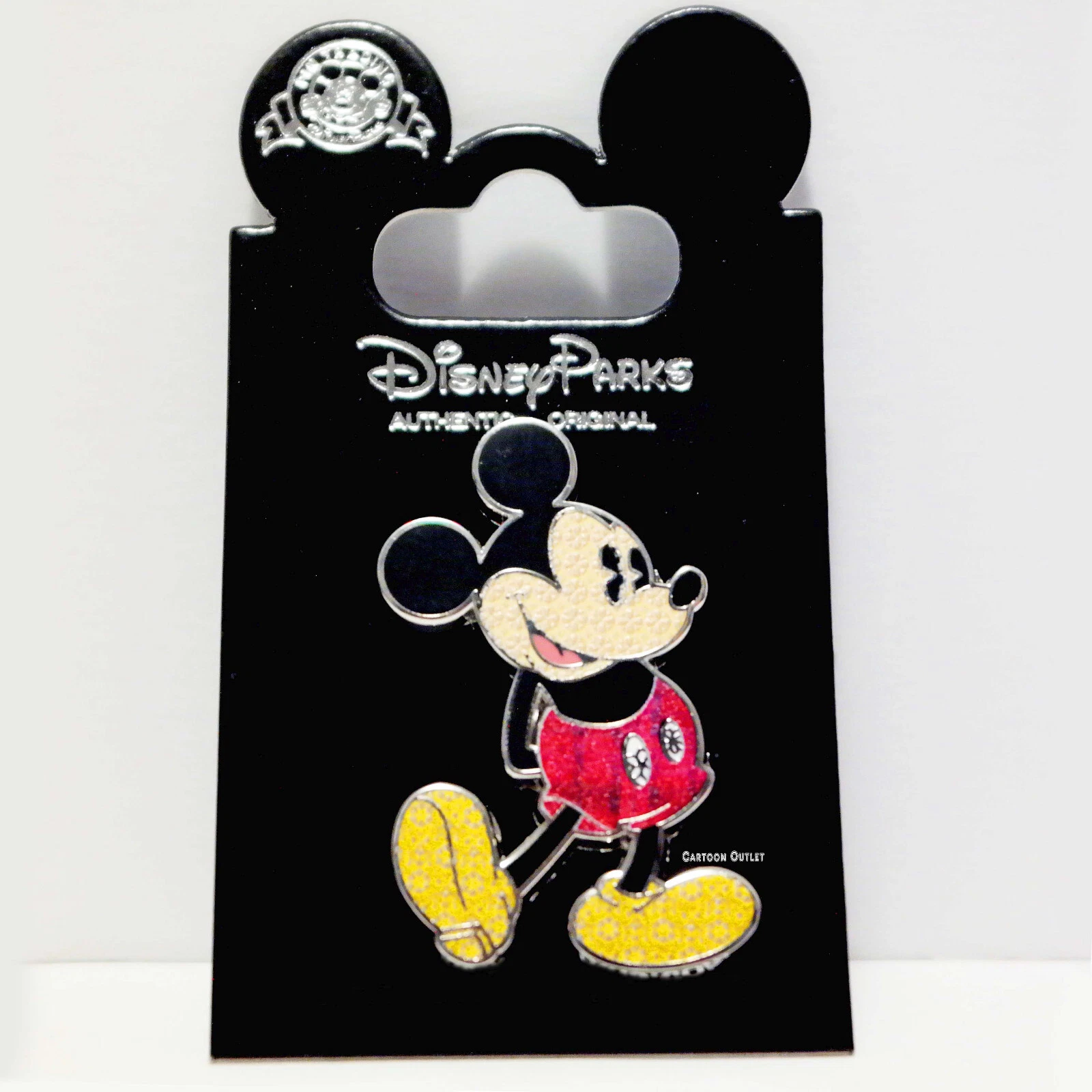Disney Parks Mickey Mouse Collectible Trading Pin Authentic Classic Mickey New