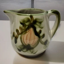 Louisville Stoneware Kentucky Creamer Small Syrup Pitcher HARVEST Pear Pottery