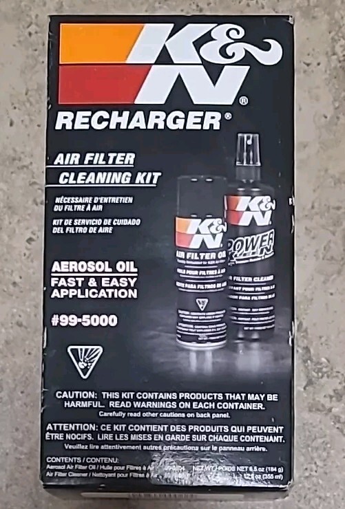 Kit Manutenzione Filtro K&N 99-5000 - Olio E Detergente Per Filtri Aria - Foto 2