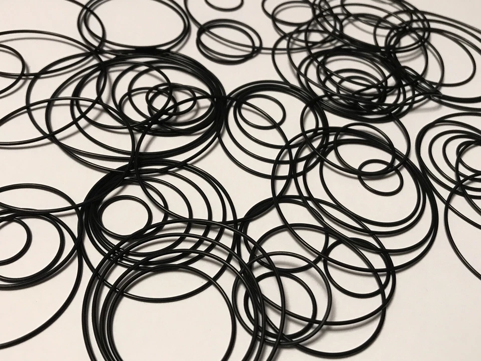 80 x MINI Rundriemen-Sortiment für Tapedecks und CD-Player round rubber belt kit - Bild 2 von 4