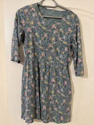 cath kidston jersey dress Owl Print UK 10 Pockets Green Retro Kitsch gold-wedding-dresses