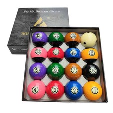 Black Tournament Art Number Billiard Single Pool Ball Replacement 2-1/4"