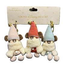 Tokyo Disney Resort Christmas 2025 Lil RingRing Mickey Fairy Plush Charm Set