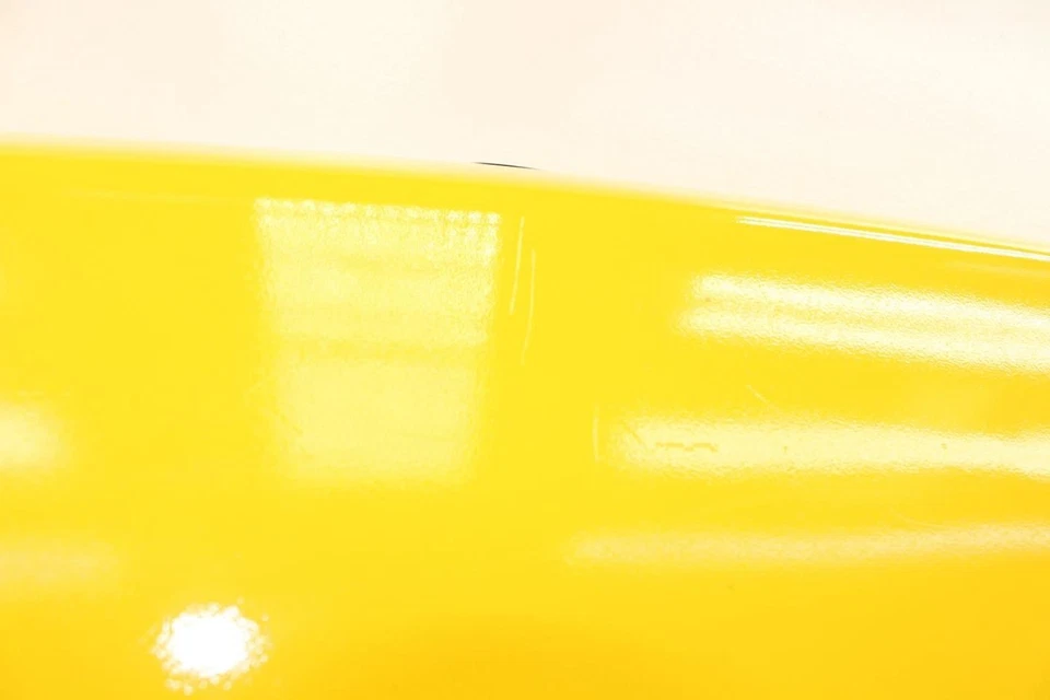 91-92 Nissan Pickup D21 Yellow Hood Assembly - Image 3 of 4