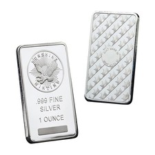 1oz Sunshine Mint Silver Eagle Bar 999 Pure Silver Sealed .
