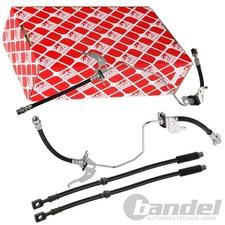4x FEBI BREMSSCHLAUCH VORNE + HINTEN passend für OPEL ASTRA G ZAFIRA A