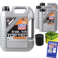 Mann Inspektionspaket 8L Liqui Moly Top Tec 5W-30 FüR VW Transporter V Bus 2.0