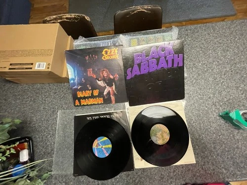 Black Sabbath Ozzy Viny Lot Original Press Diary Of A Madman Masters Of Reality