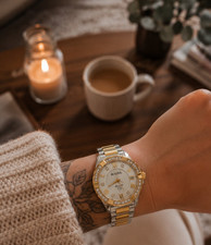 Bulova Marine Star Women’s Quartz Analogue Two-Tone 32mm Date 98P183