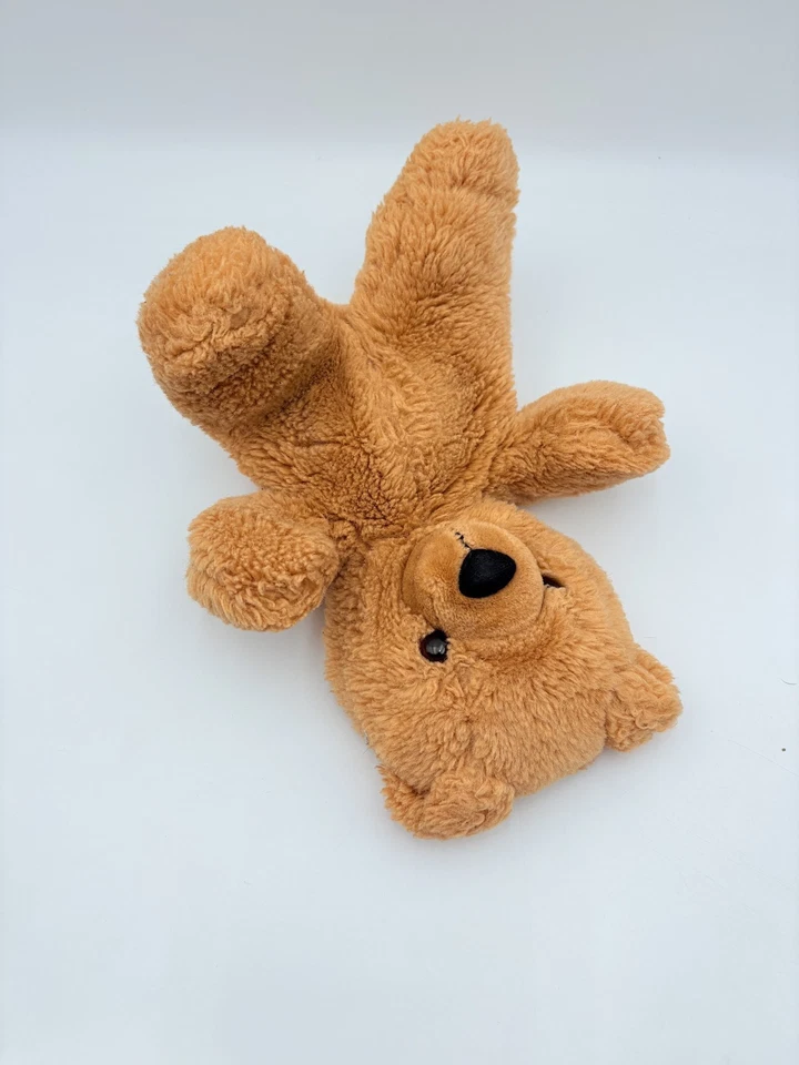 Vintage Playskool Teddy Bear Plush Brown Floppy Cozy Soft Toy 1990 - 13" - Image 3 of 4