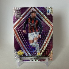 2020-21 Panini Chronicles Spectra Serie A Purple Mojo Prizm Ante Rebic #24