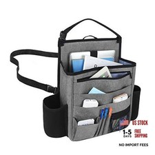 Front Car Seat Storage Organizer Gray