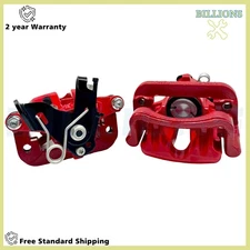 For Chevy Malibu Limited 14-16 Malibu 2Pcs Rear Red Brake Calipers w/ Bracket