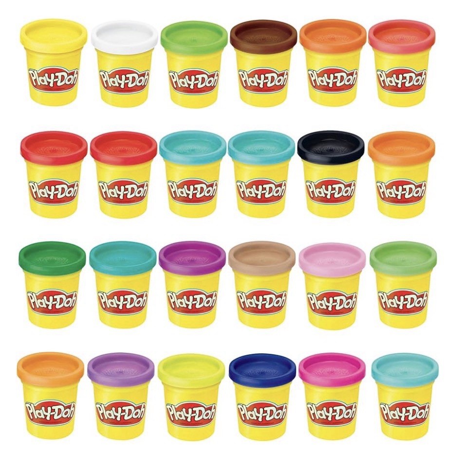 Play-Doh Modeling Compound 24-Pack Case of Colors, Non-Toxic