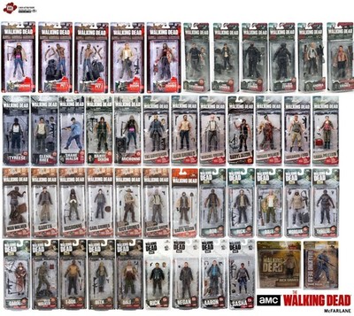McFarlane Walking Dead Series Action Figures 5'' Series Beth Carl Daryl Michonne