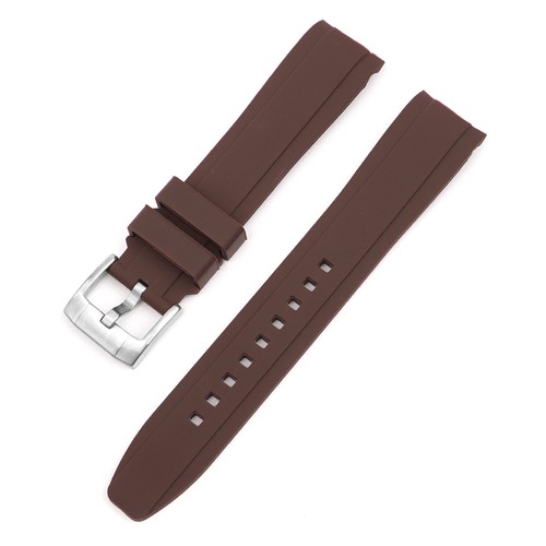 Stainless Steel Metal Buckle Strap For Omega Swatch Planet Curved Mouth 20mm - Picture 26 of 37