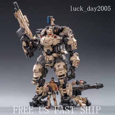 JOYTOY Steel Bone Armour Desert Ver Mecha 9'' Robot & Pilot 1/25 Figure US SHIP