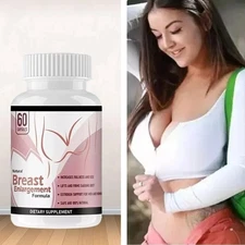 Breast enhancer vegetarian papaya extract 60 capsules increase breast NEW