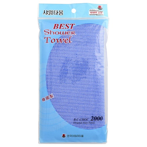 Best Shower Towel, Blue , 1 Count