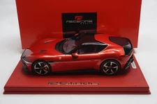1/18 BBR FERRARI 12CILINDRI COUPE ROSSO IMOLA DELUXE RED LEATHER LE 3 PC MR