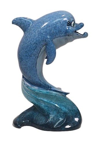 Robert Wyland Retired Spouty And Friends DELPHI DOLPHIN Signed Sculpture Figurin - Picture 2 of 17