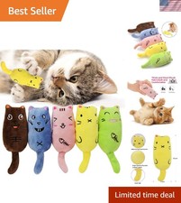 Lightweight and Portable 5PC Cat Chew Toy Set - Perfect for Kittens  Young Cats