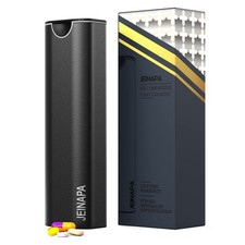 Extra Large Pill Organizer 7 Day, Aluminum Daily Pill Box, Weekly Travel Pill...