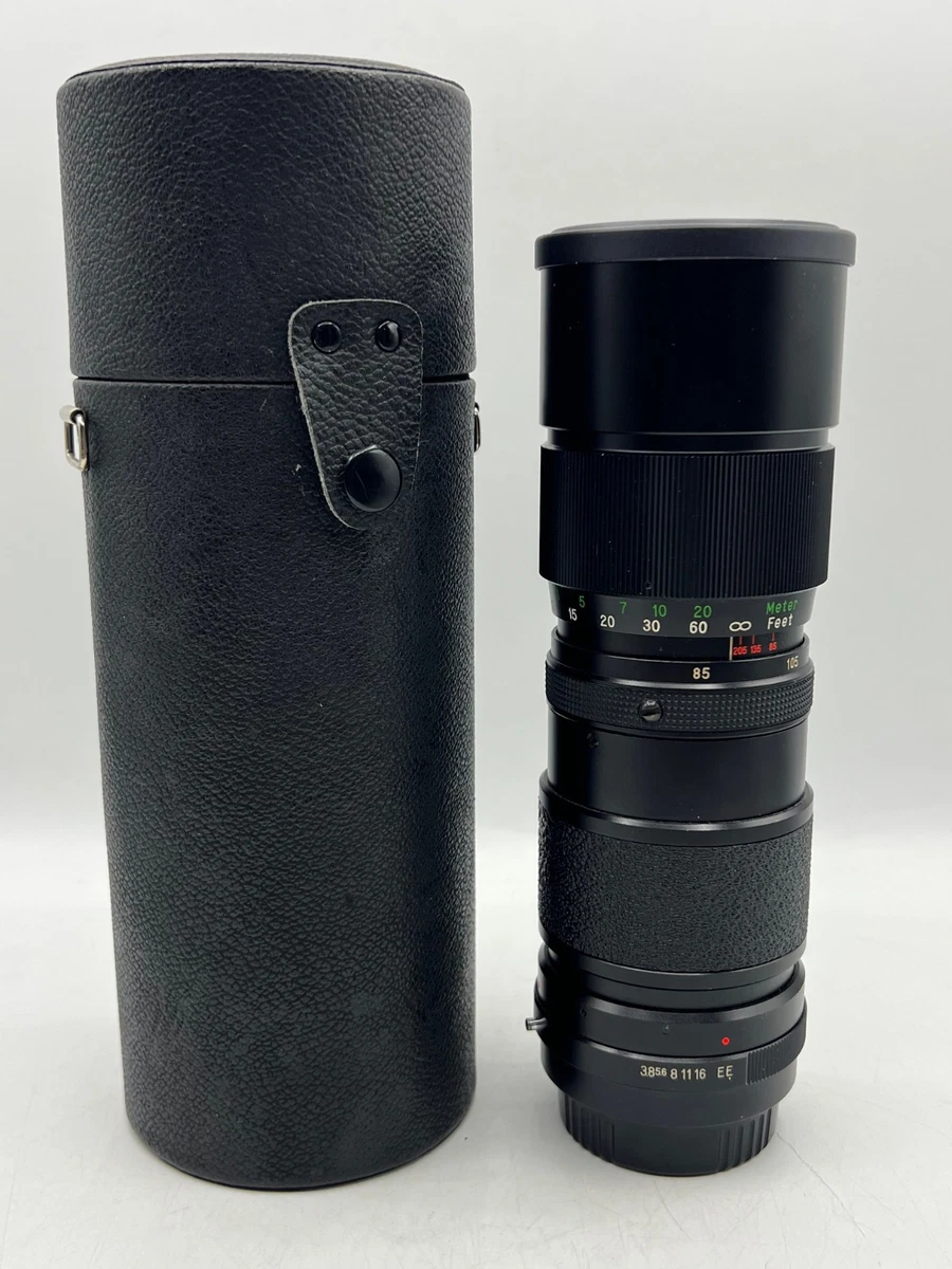 Objectif d'appareil photo Vivitar Tele-Zoom 85 mm-205 mm f/3,8 - Testé