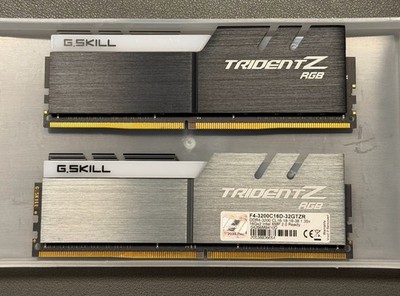 G. Skill Trident Z RGB Series 32GB DDR4 3200MHz Memory Module 2x16GB