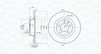 2X Magneti Marelli Bremsscheibe Bremsscheiben Satz Bremsen Hinten 360406065201