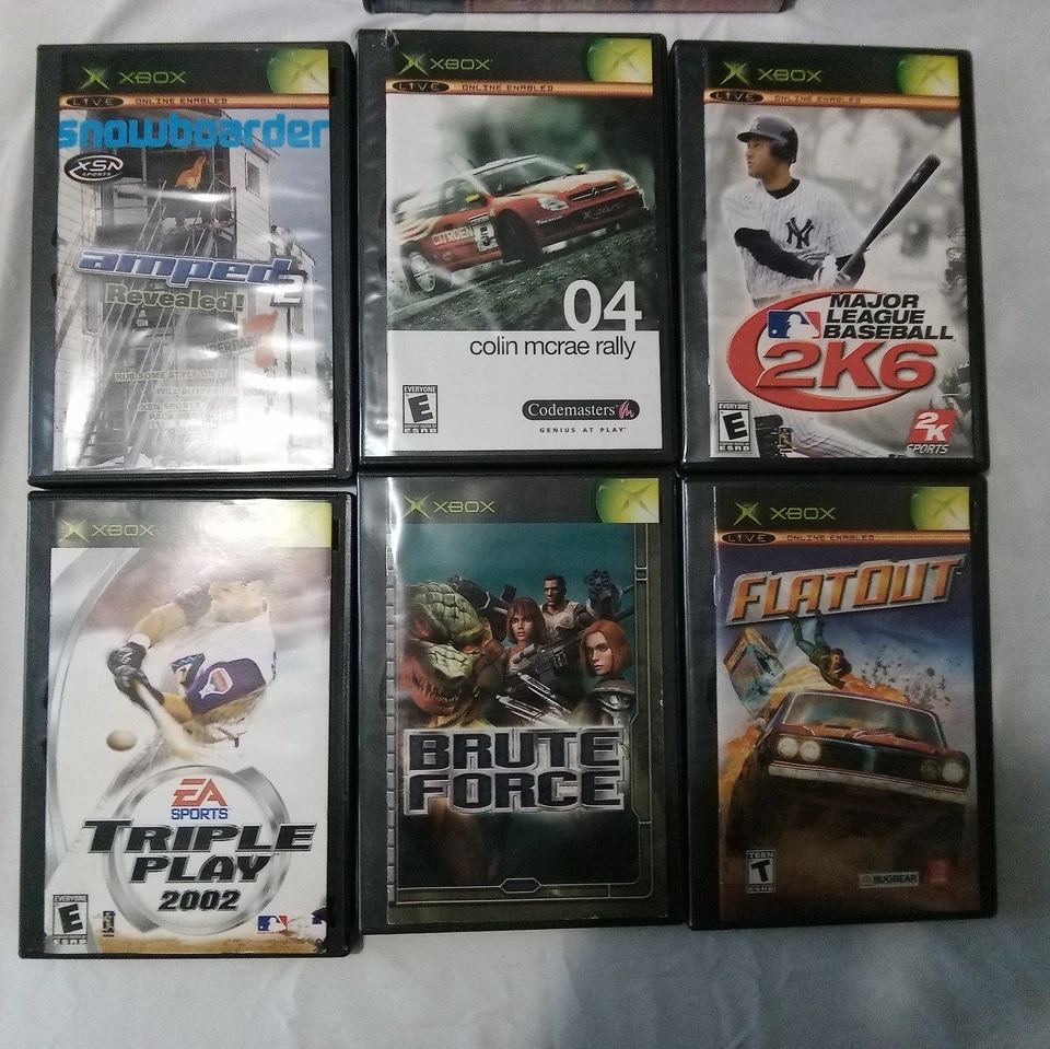 Лот товаров 25 оригинальных игр Microsoft Xbox Tony Hawk JSRF Sega GT Amped Brute Force оригинальные - Изображение 4 из 4